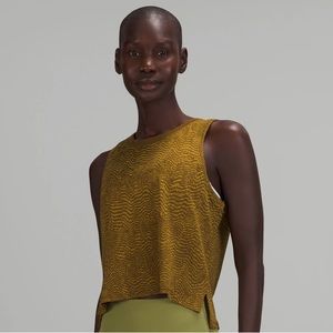 NWT lululemon Train to Be Tank Top Ripple Wave Deep Artifact